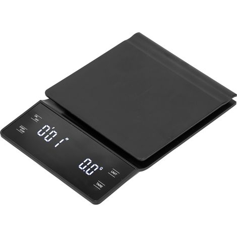 Balance de cuisine électronique 3000g, écran LED, pesage précis, minuterie intégrée, outil de mesure digital pour pâtisserie et alimentation. (1/5)