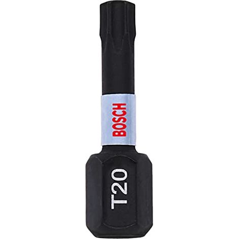 Bosch Embouts T20 25 mm Acciaio S2 Esagonale 1/4 (1/4)