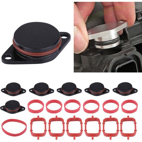 Bouchon de réparation d'admission d'air moteur BMW avec joint d'admission d'air (noir 633mm) (1/5)