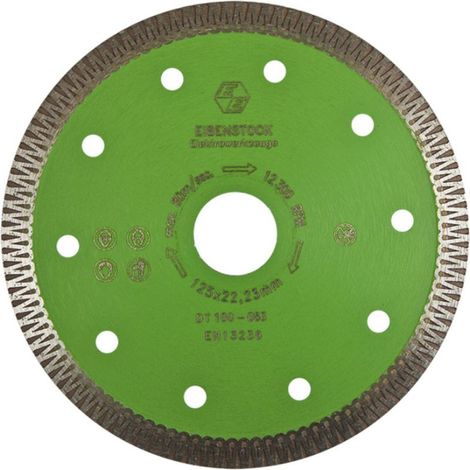 Disco diamantato EIBENSTOCK Ø 125 mm per taglio a secco e a umido