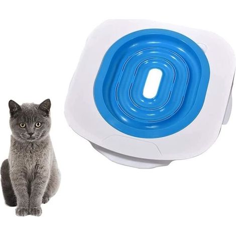 1 pièce Coussin de siège de toilette pour chat, support robuste en plastique écologique, kit d'apprentissage hygiénique pour chats domestiques