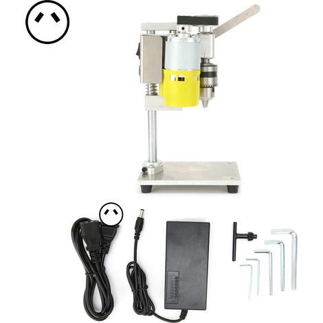 Perceuse d'établi mini, machine à percer de table pour bricolage domestique, mandrin 1.5-10mm, AC 110-240V avec prise AU (1/5)