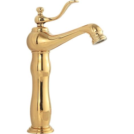 Mexen Vela hohe Waschtischarmatur, Gold - 744510-50 (1/2)