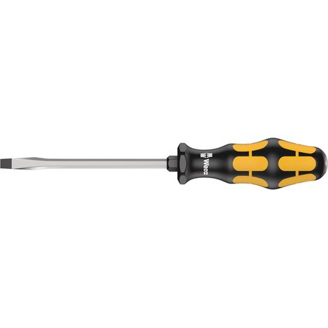 WERA Schlitz-Schraubendreher 932 A 9,0 x 1,6 x 150 mm, Schlagkappe (1/5)
