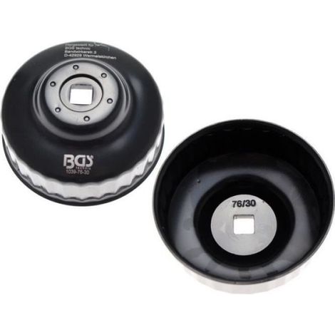 Clé à filtres cloches - - Ø 76 mm - 30 pans mâle - Verni - 130 g
