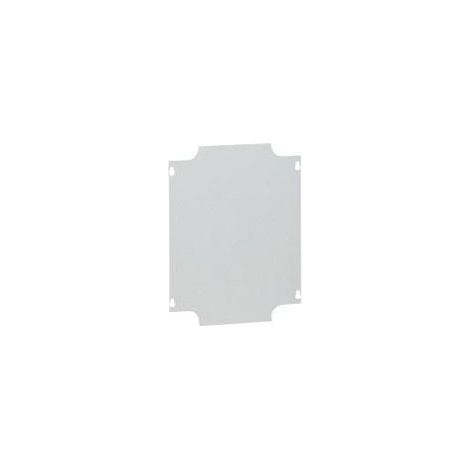 Plaque de montage métal épaisseur 15/10 pour boîtiers industriels 359x265mm LEGRAND 035094 (1/2)