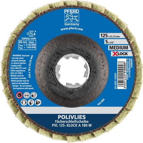 PFERD TOOLS 44694212 Fächerscheibe Durchmesser 125 mm 5 St. (1/5)