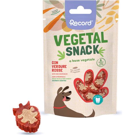 Vegetal Snack auf Gemüsebasis mit rotem Gemüse für Hunde 12 Packungen x 75 g pro Stück
