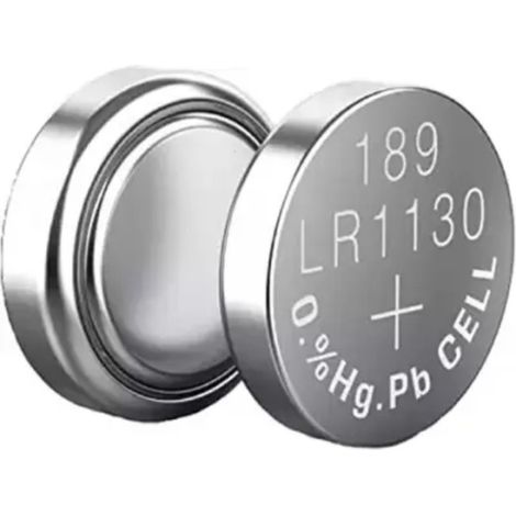 Piles Alcalines Lr1130/g10 1,5 V, Piles Bouton 65 Mah, Télécommandes, Horloges Maxtech (1/2)