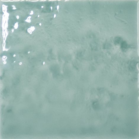 Carrelage TERRE 12x12cm Turquoise - Brillant 12x12 cm Turquoise - Brillant -  - boîte de 0.51 m2