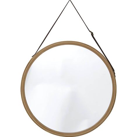 Specchio sospeso diametro 38 cm - bambù - Tendance