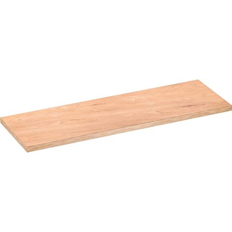 VIGOR Holz-Arbeitsplatte kombiniert, mittel, (LxBxH) 1541 x 500 x 40 mm