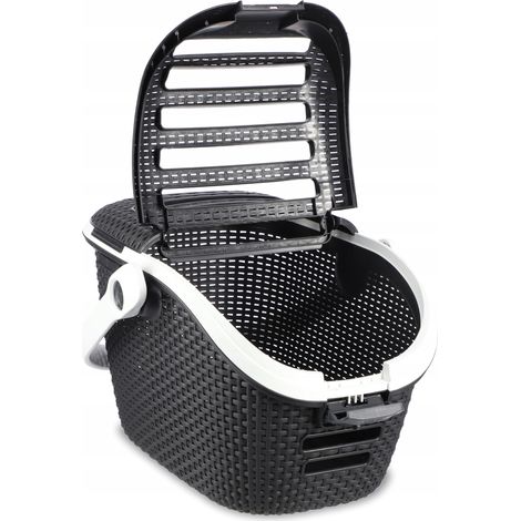 Curver Pet Life Haustiertransportbox 33 x 53 cm, Graphit