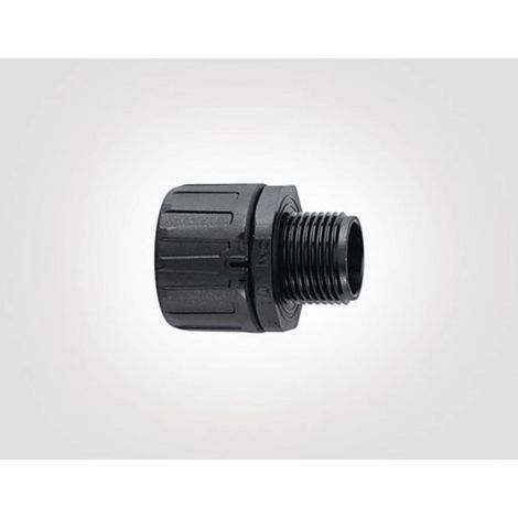 HellermannTyton 166-21026 HG25-S-M25-PA66-BK Raccord de tuyau noir M25 droit 1 pc(s)