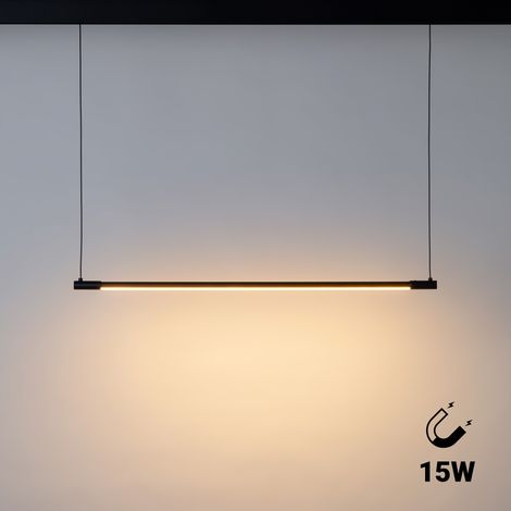 Suspension horizontale à LED pour rail magnétique - 48V -