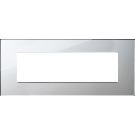 VIMAR - 22657.75 Placca 7M argento ghiaccio
