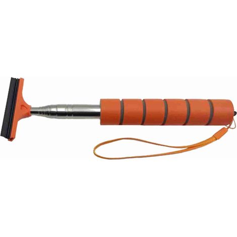 Tergicristallo per specchietto retrovisore auto, tergivetro telescopico automatico, spazzola laterale portatile per la pulizia di parabrezza e finestrini, arancione