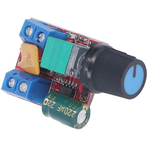 Drehzahlregler, PWM-Regler, selbstrückstellende Sicherung, LED-Dimmer-Steuerplatine (1-100% Tastverhältnis) (1/5)