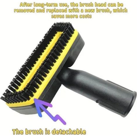 Pour aspirateurs Mecanox Thomas - Brosse universelle pour tapis avec ventouse, fonction de pulvérisation d'eau et d'aspiration (1/4)