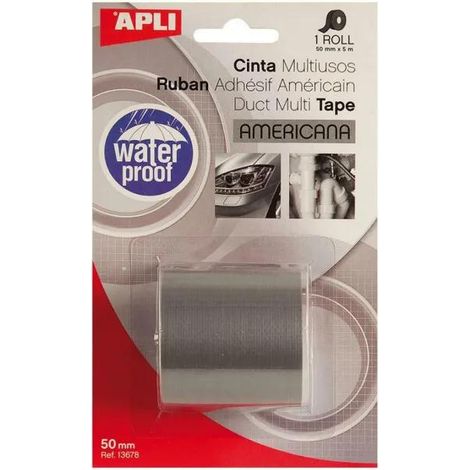Apli Nastro adesivo multiuso grigio 50 mm x 5 m