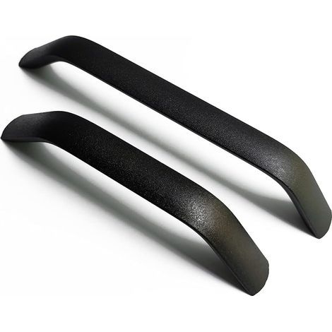 Schubladengriffe und Knöpfe Küchenschrank Türgriffe Schrank Schublade Schlafzimmer Möbel ziehen Mittenabstand schwarz 2 Stück 160 mm (1/4)