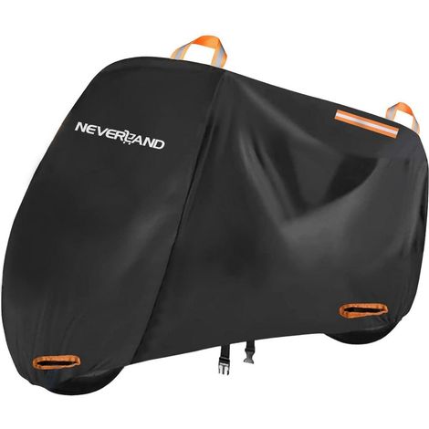 Motorrad Abdeckplane XXXL wasserdicht 210D Oxford Stoff mit Reflektor (1/5)
