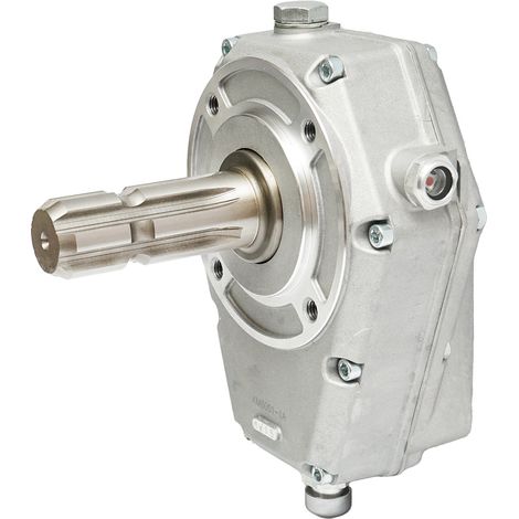 Moltiplicatore di giri in alluminio KM6001 maschio profilo albero standard trattori Z=6 1 3/8 DIN 9611