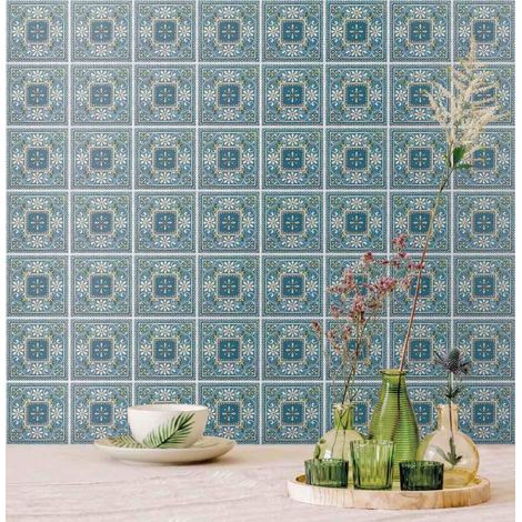 Carrelage Imitation Carreaux de Ciment MARLOW Tansy 11,5x11,5cm (1/2)