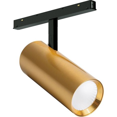 Module Led 30W Gfa1512 Pour Rails 48V Or - 3000K 2287Lm - Orientable Et Magnétique - Gealuce (1/2)
