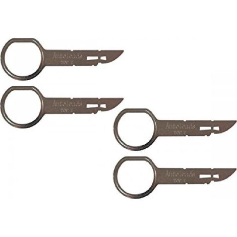 4 Cles Audi compatible avec Ford Mercedes VW - Extraction Autoradio