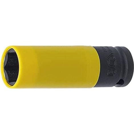 Douille à Choc Ultra Mince 19 mm - Empreinte Carré Femelle 12,5 mm (1/2) - Protection Intégrée - Précision - D-Work (1/5)