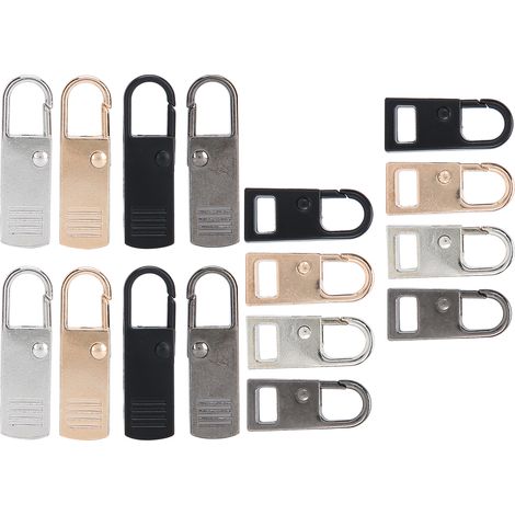 16 Pièces Poignées de Valise Détachables à Ressort, Accessoires de Réparation pour Fermeture Éclair de Bagage (1/5)