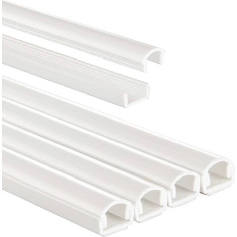 Hama 00220980 Canalina passacavi (L x L) 1 m x 11 mm 4 pz. Bianco