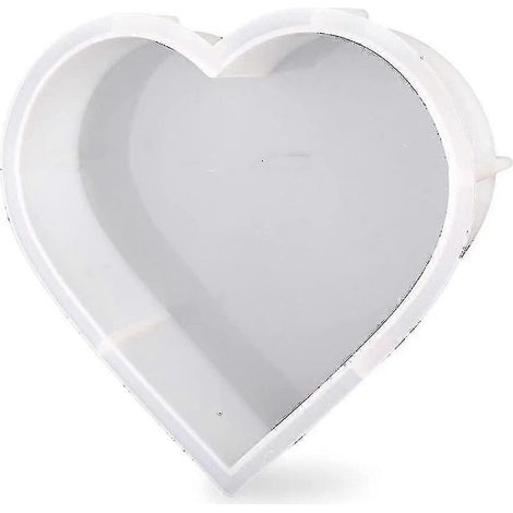 Moules en silicone de grande taille pour résine, moule en forme de cœur pour résine, moules en résine époxy pour la conservation des fleurs, résine XXF (1/5)