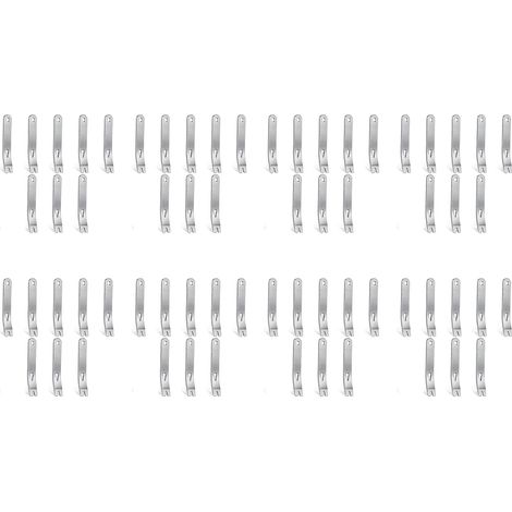 64 PièCes Mini Barre de Levier Acier Inoxydable Flat Bar Multifonction Barre de Levier EDC Mini Ensemble D'Outils D'Ouverture de Survie Crowbar (1/5)