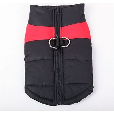 Waterproof dog vest, size M – lightweight polyester with fleece and cotton lining, ideal for winter walks (1/4)