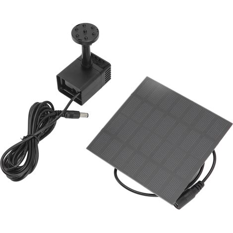 Solarbrunnen mit 6 Düsen und 2,5 m Kabel für Teiche, Gärten, Vogeltränken und Aquarien Wasserpumpe mit Anschlüssen und Filter Sauerstoffanreichernde Außendekoration (1/5)