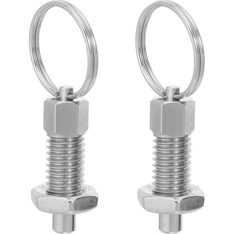 2 Boutons à ressort M8 en acier inoxydable avec anneau de (1/5)