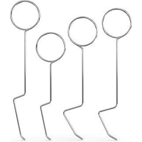 Aiguilles d'ouverture de loquet de porte Multipick - [4 pièces  Allemagne] Kit universel de serrurier - Ouvre presque toutes les portes - Outil d'ouverture de loquet de porte professionnel - Outil d'o