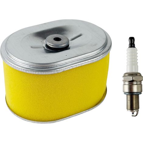 Filtre À Air - 1 Unité - Papier Et Métal - Avec Préfiltre Et Bougie - Pour Moteurs Honda GX Et Coleman - Compatible 17210-ZE1-505 (1/5)