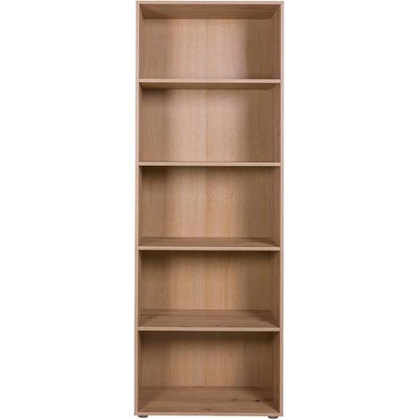 LIBRERIA LINEA 'ESPRESSO' 5 ripiani - cm.35,3x68xh.200 rovere artisan