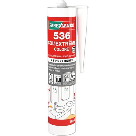536 COL'EXTREME WHITE 290ML für Bank, extrudierte Platte, alle Oberflächen 2
