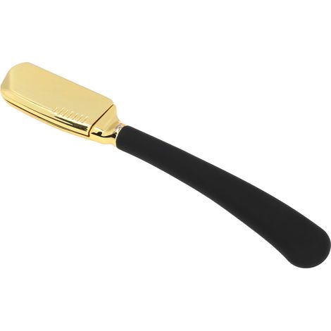 Support pour tondeuse à barbe droite, stable, léger et ergonomique, pour salon de coiffure et domicile, couleur or. (1/5)