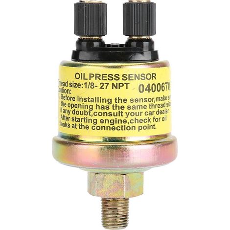 Capteur de Pression d'Huile Moteur 1/8 NPT Universel - Remplacement pour Jauge Aftermarket (1/5)