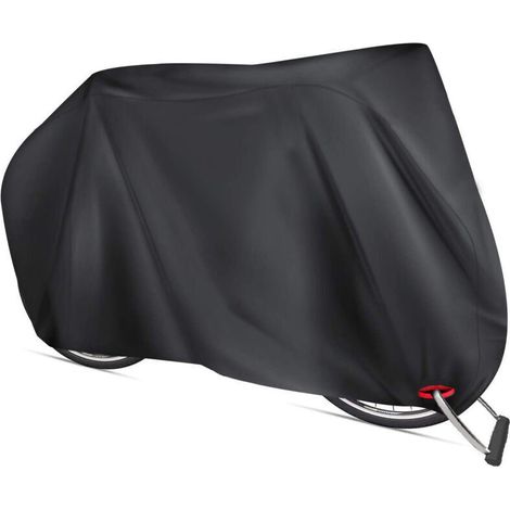 Motorradabdeckungen Motorradgarage, Motorradplane, Faltbare Motorradgarage, Motorradplane, Outdoor und Indoor Roller Schutzhülle für Harley-Davidson, Honda, Suzuki (Schwarz, XL (245x105x125 cm)) (1/4)
