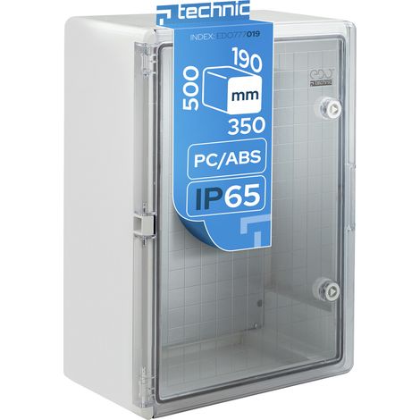 Coffret électrique nu étanche IP65 en ABS 350x500x190 mm - montage en saillie (1/5)