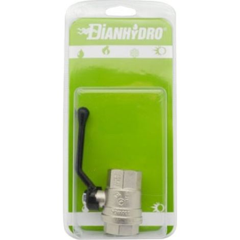 VALVOLA A SFERA FF  CON LEVA BLISTER 3/8&quot DN 10  PN 64