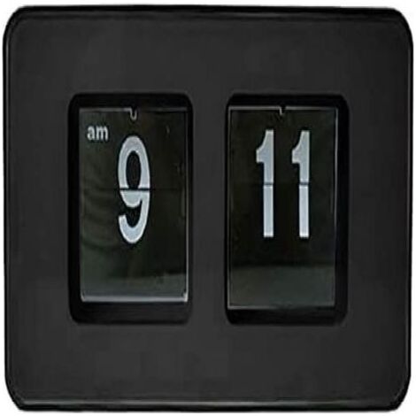 Horloge numérique à affichage automatique - Convient pour le bureau et la maison - Noire (1/5)