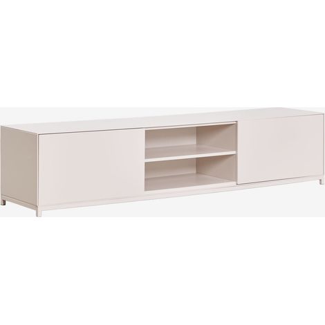 Meuble TV en MDF Kivora SKLUM Blanc Gardenia &x2194&xFE0E 180 cm