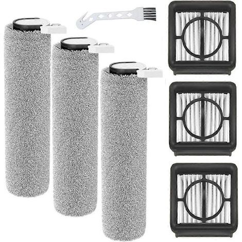 7-teiliges Set, kompatibel mit den Nass- und Trockensaugern W20 / 2C / 4C / 2 Lite: rotierende Bürste und HEPA-Ersatzfilter (1/5)